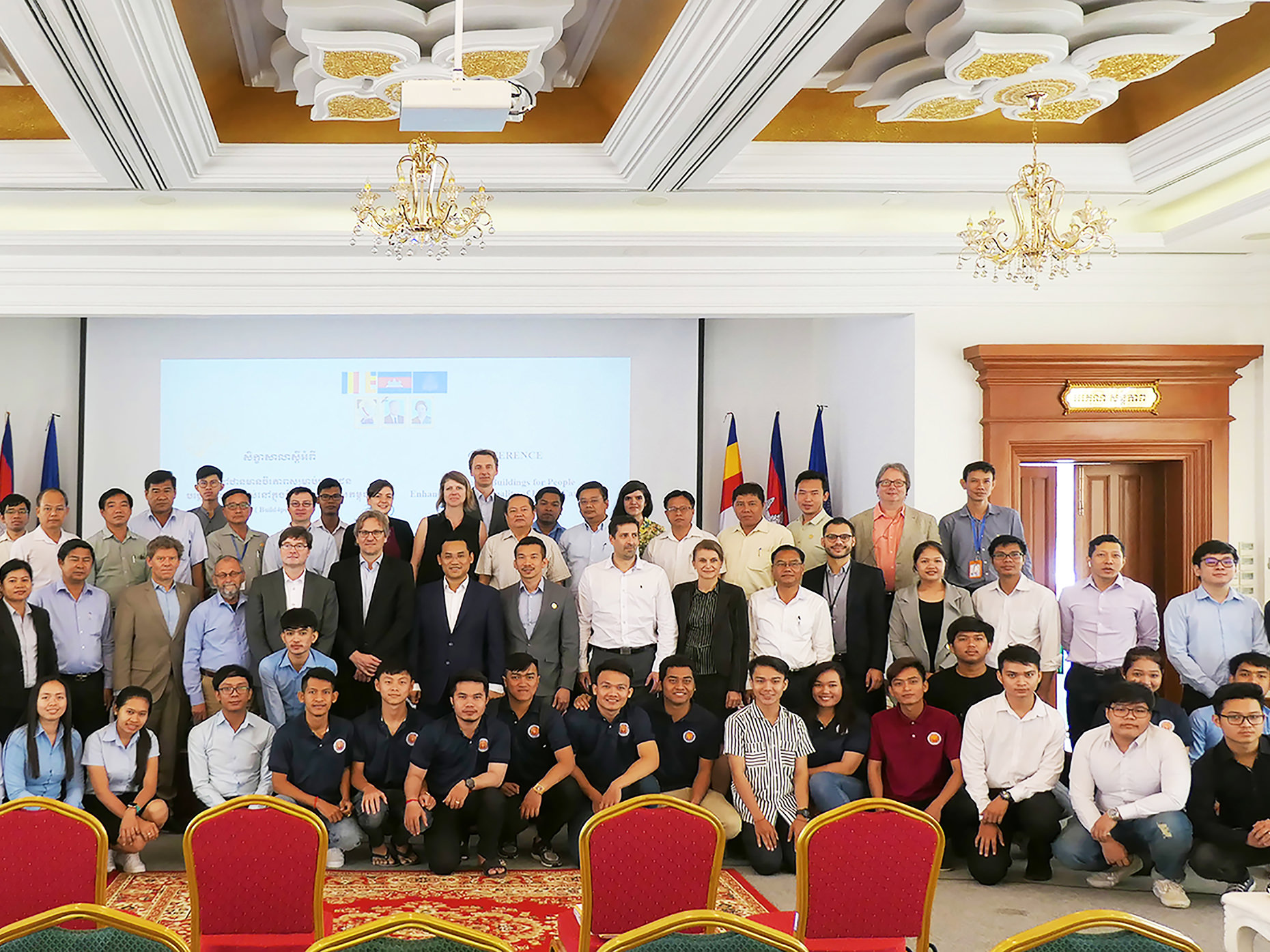 Group Picture at Presentation Conference of Build4People Ecocity Transition Lab at Phnom Penh City Hall, March 2020