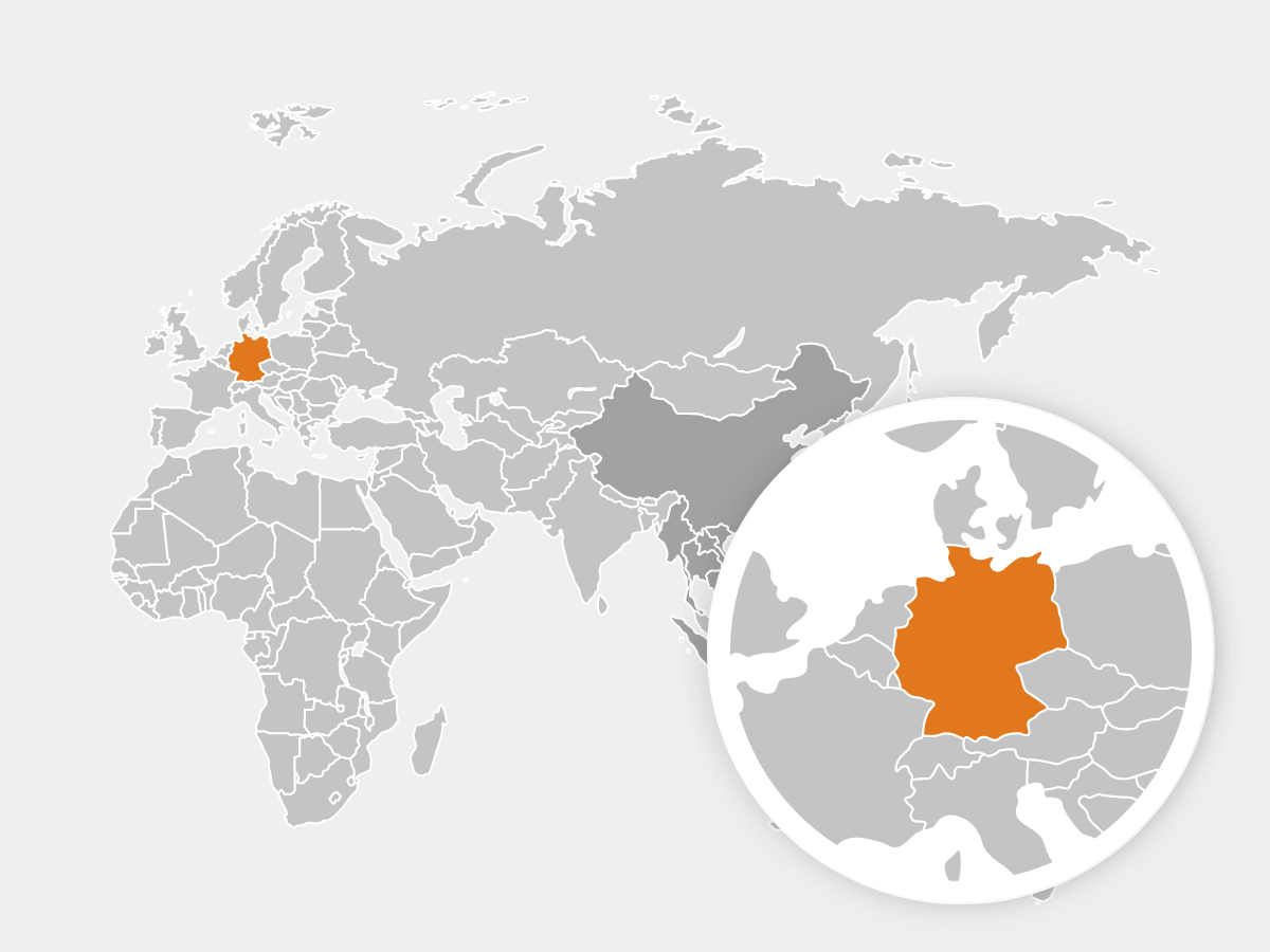 Karte Deutsche Partner Build4People